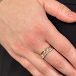 Δαχτυλίδι Από Ανοξείδωτο Ατσάλι Σε Χρυσή Απόχρωση