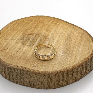 Δαχτυλίδι Από Ανοξείδωτο Ατσάλι Σε Χρυσή Απόχρωση