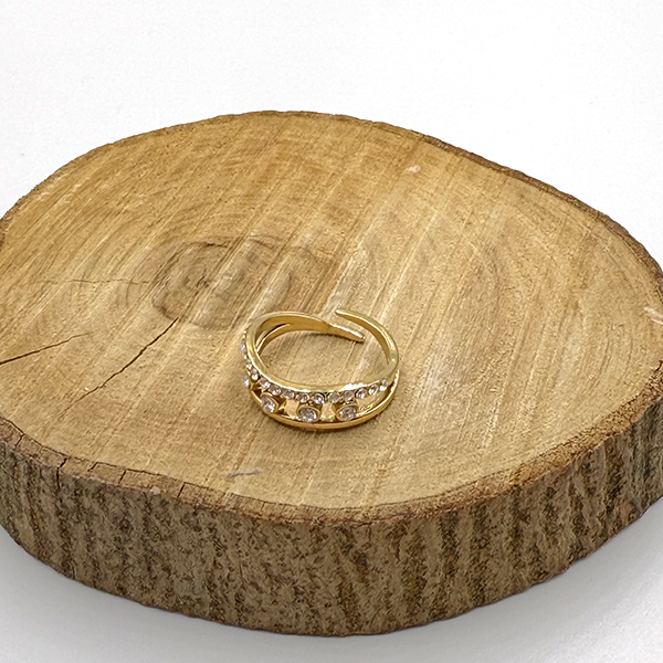 Δαχτυλίδι Από Ανοξείδωτο Ατσάλι Σε Χρυσή Απόχρωση