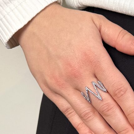 Δαχτυλίδι Από Ανοξείδωτο Ατσάλι Σε Ασημί Απόχρωση