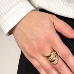 Δαχτυλίδι Από Ανοξείδωτο Ατσάλι Σε Χρυσή Απόχρωση