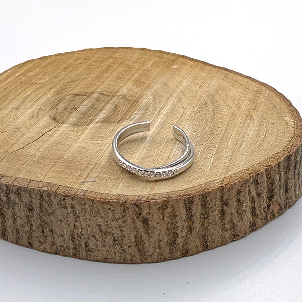 Δαχτυλίδι Από Ανοξείδωτο Ατσάλι Σε Ασημί Απόχρωση