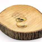 Δαχτυλίδι Από Ανοξείδωτο Ατσάλι Σε Χρυσή Απόχρωση