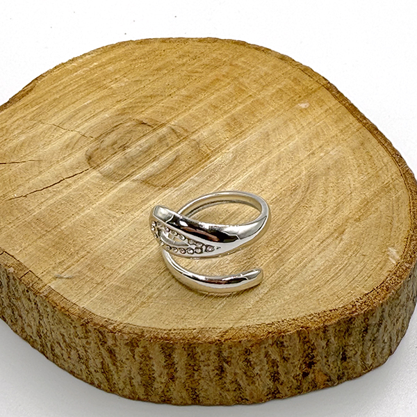 Δαχτυλίδι Από Ανοξείδωτο Ατσάλι Σε Ασημί Απόχρωση