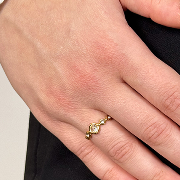 Δαχτυλίδι Από Ανοξείδωτο Ατσάλι Σε Χρυσή Απόχρωση