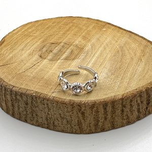 Δαχτυλίδι Από Ανοξείδωτο Ατσάλι Σε Ασημί Απόχρωση