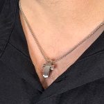 Ανδρικό Κολιέ από Ανοξείδωτο Ατσάλι, Σταυρός