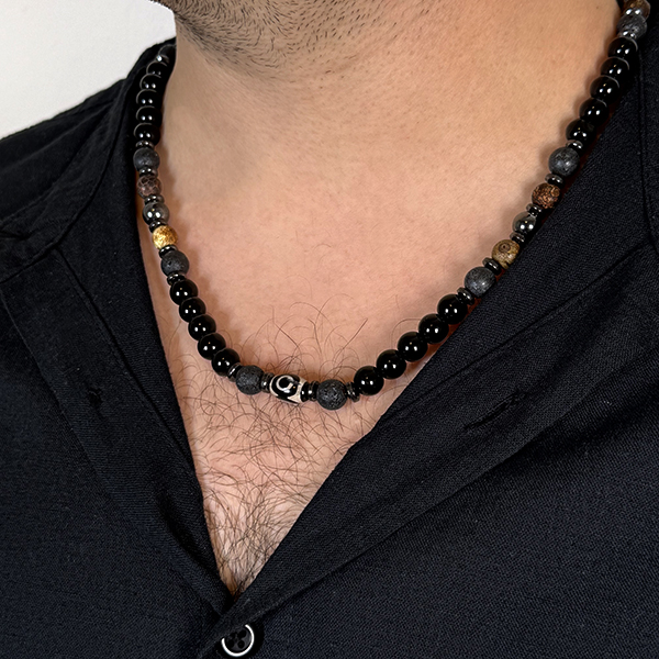 Ανδρικό Κολιέ από Πέτρες