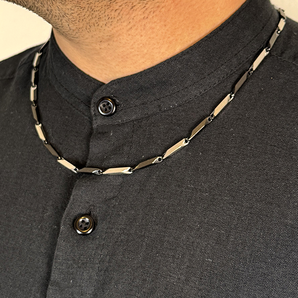 Ανδρικό Κολιέ από Ανοξείδωτο Ατσάλι, Αλυσίδα