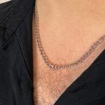 Ανδρικό Κολιέ από Ανοξείδωτο Ατσάλι, Αλυσίδα
