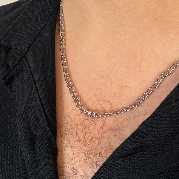Ανδρικό Κολιέ από Ανοξείδωτο Ατσάλι, Αλυσίδα