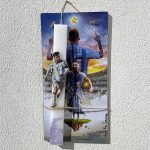 Λαμπάδα Πασχαλινή Χειροποίητη "Messi"