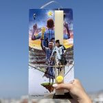 Λαμπάδα Πασχαλινή Χειροποίητη "Messi"