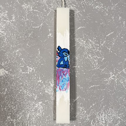 Λαμπάδα με Ζωγραφική ''Stitch''