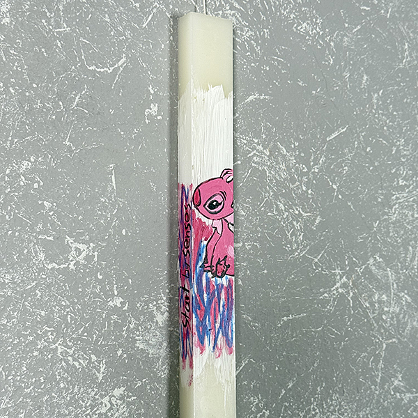 Λαμπάδα με Ζωγραφική ''Angel''