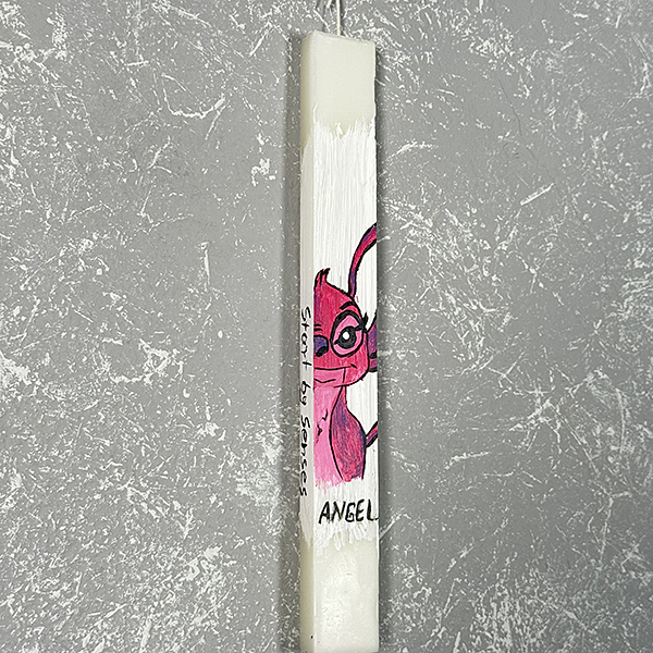 Λαμπάδα με Ζωγραφική ''Angel''