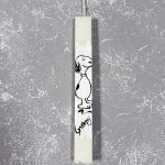 Λαμπάδα με Ζωγραφική "Snoopy''