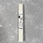 Λαμπάδα με Ζωγραφική ''Snoopy''
