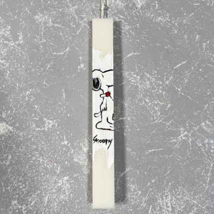 Λαμπάδα με Ζωγραφική ''Snoopy''