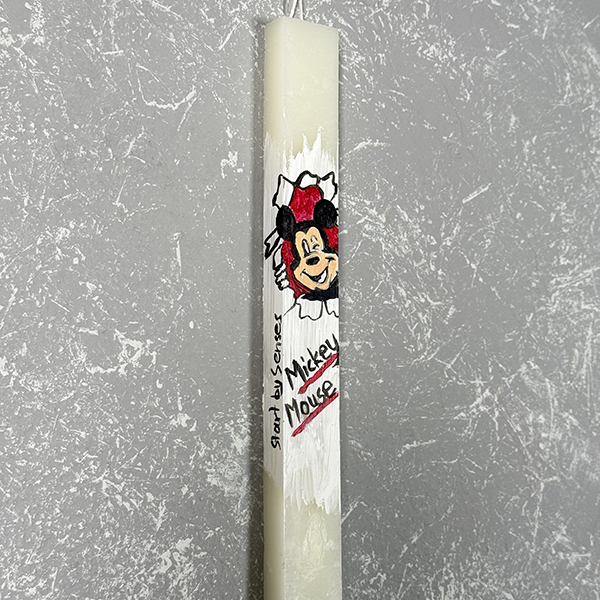 Λαμπάδα με Ζωγραφική ''Mickey Mouse''