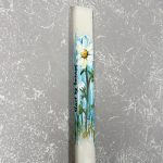 Λαμπάδα με Ζωγραφική ''Λουλούδι''