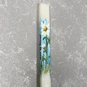 Λαμπάδα με Ζωγραφική ''Λουλούδι'' 