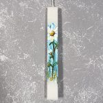 Λαμπάδα με Ζωγραφική ''Λουλούδι''