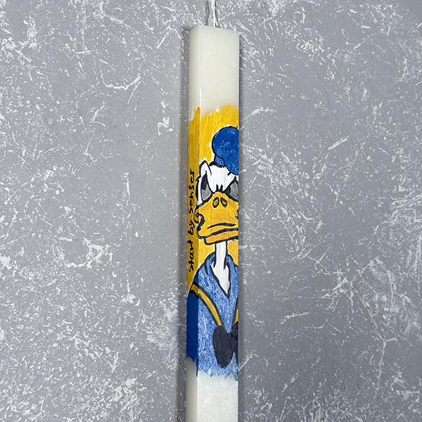 Λαμπάδα με Ζωγραφική ''Donald Duck''