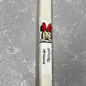Λαμπάδα με Ζωγραφική ''Minnie Mouse''