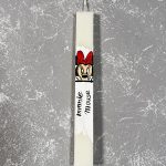 Λαμπάδα με Ζωγραφική ''Minnie Mouse''