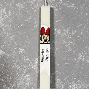 Λαμπάδα με Ζωγραφική ''Minnie Mouse''