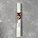 Λαμπάδα με Ζωγραφική ''Minnie ''