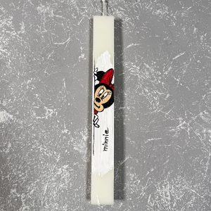 Λαμπάδα με Ζωγραφική ''Minnie ''