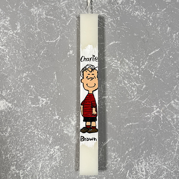 Λαμπάδα με Ζωγραφική ''Charlie Brown''