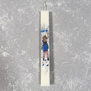 Λαμπάδα με Ζωγραφική ''Μαμά''