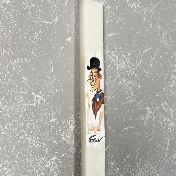 Λαμπάδα με Ζωγραφική ''Σταν''