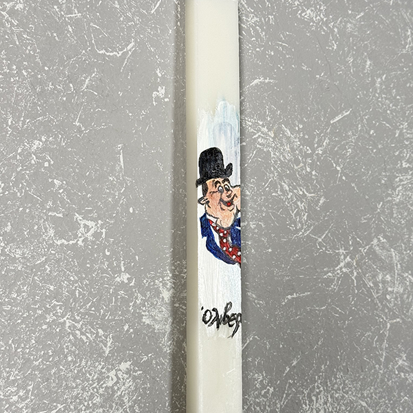 Λαμπάδα με Ζωγραφική ''Όλιβερ''