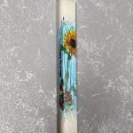 Λαμπάδα με Ζωγραφική ''Λουλούδι''