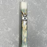 Λαμπάδα με Ζωγραφική ''Κουκουβάγια''