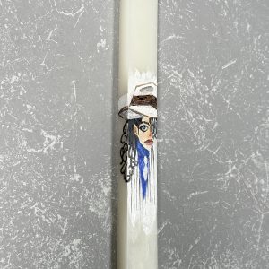 Λαμπάδα με Ζωγραφική ''Michael Jackson''