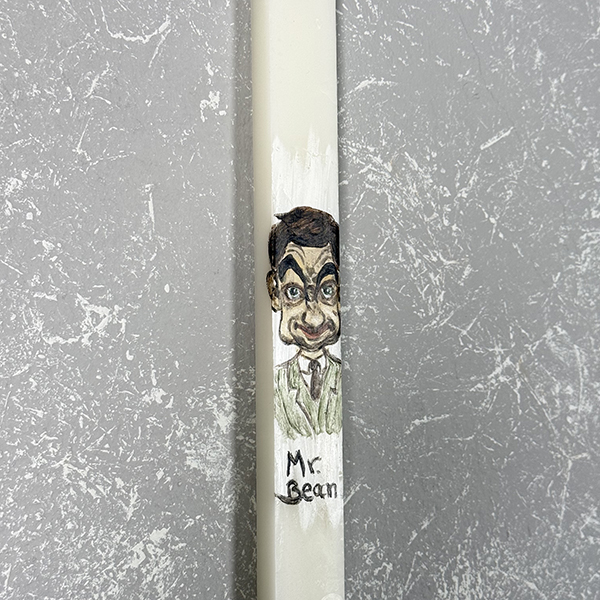 Λαμπάδα με Ζωγραφική ''Mr. Bean''