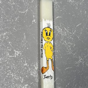 Λαμπάδα με Ζωγραφική ''Tweety''