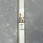 Λαμπάδα με Ζωγραφική ''Σκυλάκι''