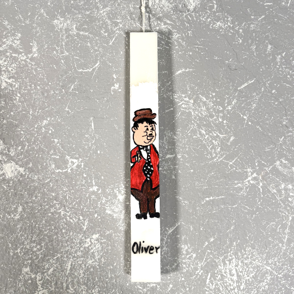 Λαμπάδα με Ζωγραφική ''Όλιβερ''