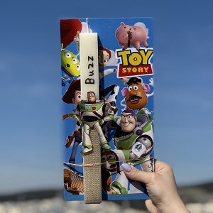 Λαμπάδα Πασχαλινή Χειροποίητη "Buzz-Toy Story"
