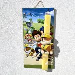 Λαμπάδα Πασχαλινή Χειροποίητη "Paw Patrol Rubble"
