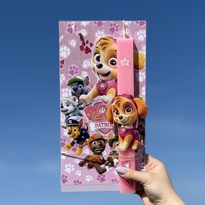 Λαμπάδα Πασχαλινή Χειροποίητη "Paw Patrol Rubble"