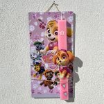 Λαμπάδα Πασχαλινή Χειροποίητη "Paw Patrol Skye"