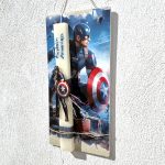 Λαμπάδα Πασχαλινή Χειροποίητη "Captain America"