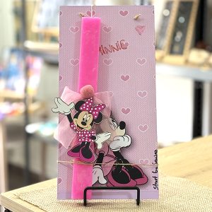 Λαμπάδα Πασχαλινή Χειροποίητη "Minnie"